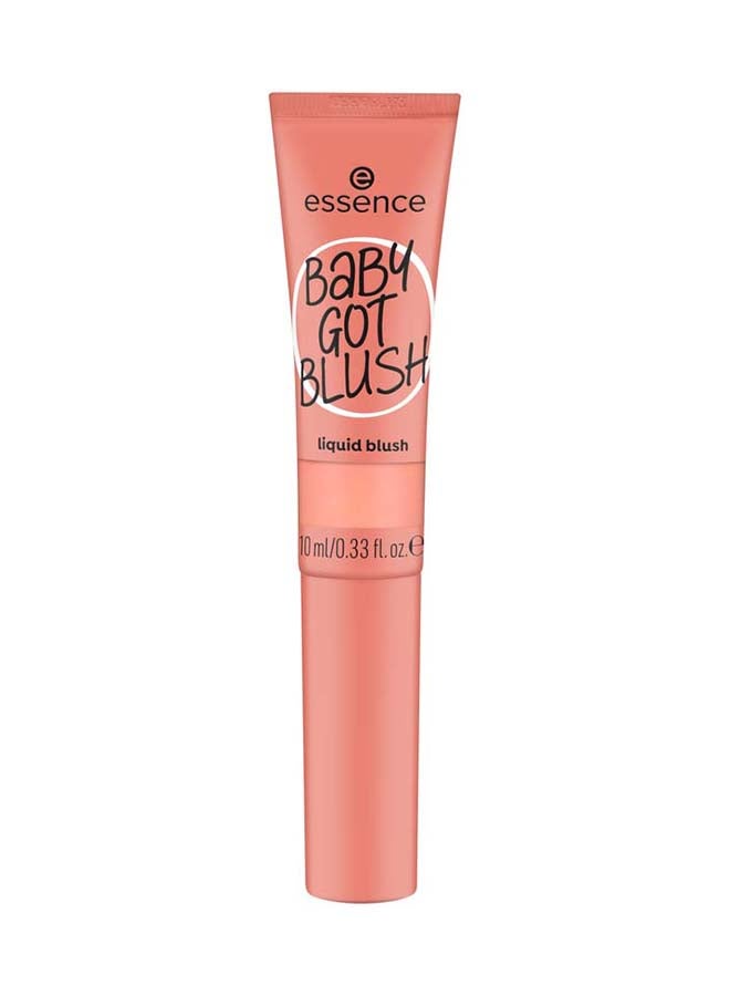 Essence Baby Got Blush | Shade 40 Coral Crush | Liquid Blush | Lightweight Quick Drying Gel Formula | Buildable Natural Vegan Makeup for Cheeks | Radiant Glow Soft Finish Coral Crush 40 - Image 1