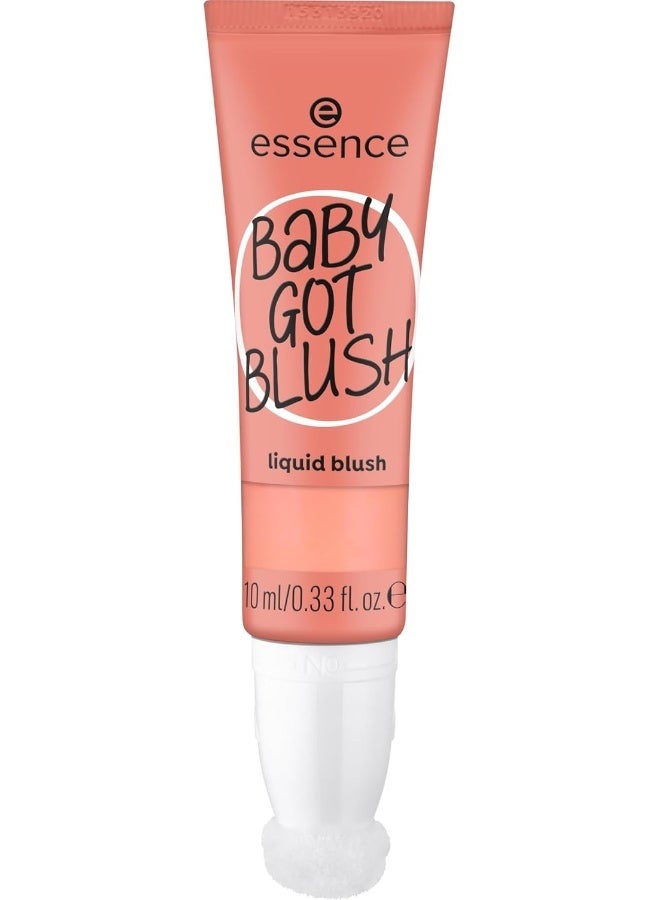 Essence Baby Got Blush | Shade 40 Coral Crush | Liquid Blush | Lightweight Quick Drying Gel Formula | Buildable Natural Vegan Makeup for Cheeks | Radiant Glow Soft Finish Coral Crush 40 - Image 3