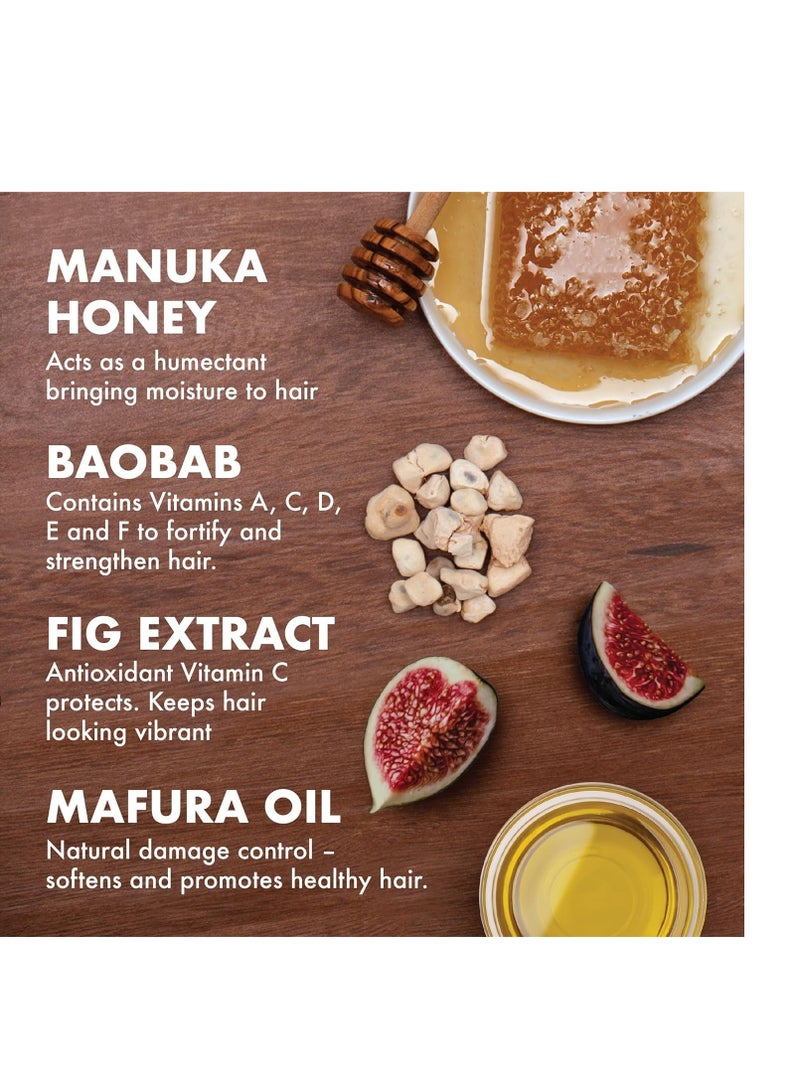 SheaMoisture Intensive Hydration Shampoo for Dry, Damaged Hair Manuka Honey and Mafura Oil Sulfate-Free 13 oz - Image 5