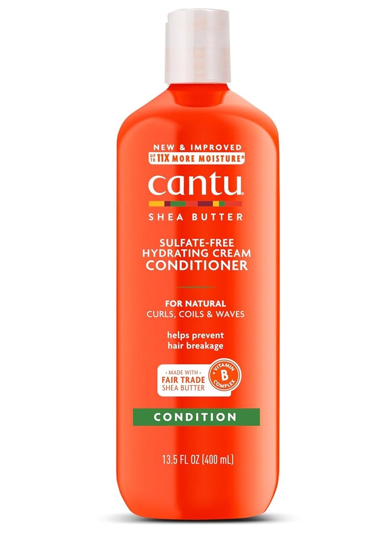 Cantu Hydrating Cream Conditioner With Shea Butter For Natural Hair, 13.5 fl oz (Packaging May Vary) - Image 1