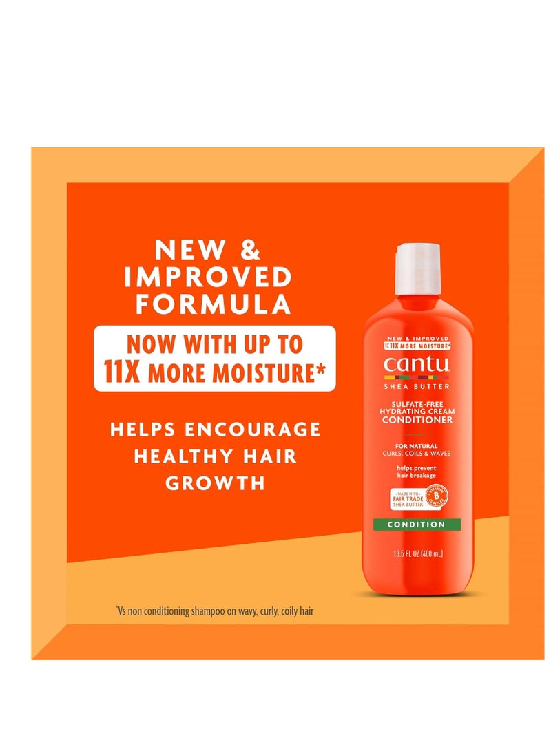 Cantu Hydrating Cream Conditioner With Shea Butter For Natural Hair, 13.5 fl oz (Packaging May Vary) - Image 2