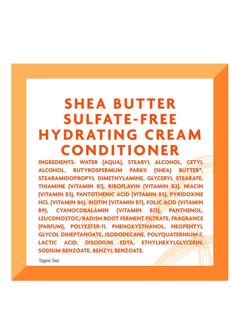 Cantu Hydrating Cream Conditioner With Shea Butter For Natural Hair, 13.5 fl oz (Packaging May Vary) - Image 3