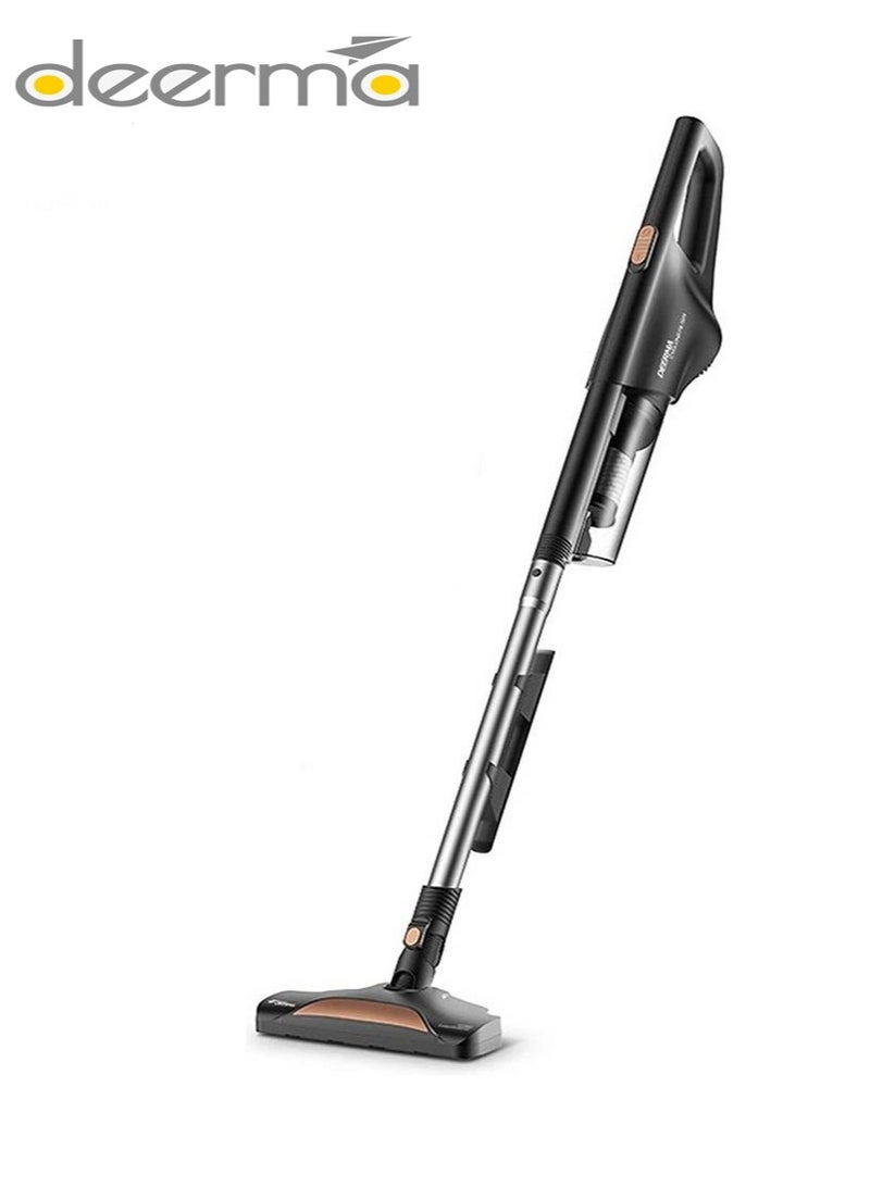 Deerma 2-In-1 Handheld Vacuum Cleaner Dust Bin 15kPa Suction Force Stainless Steel Filter 4 Layer HEPA Filtration Multifunctional Upright Vacuum Cleaner 0.8 L 600 W DX600 Black  - Image 1