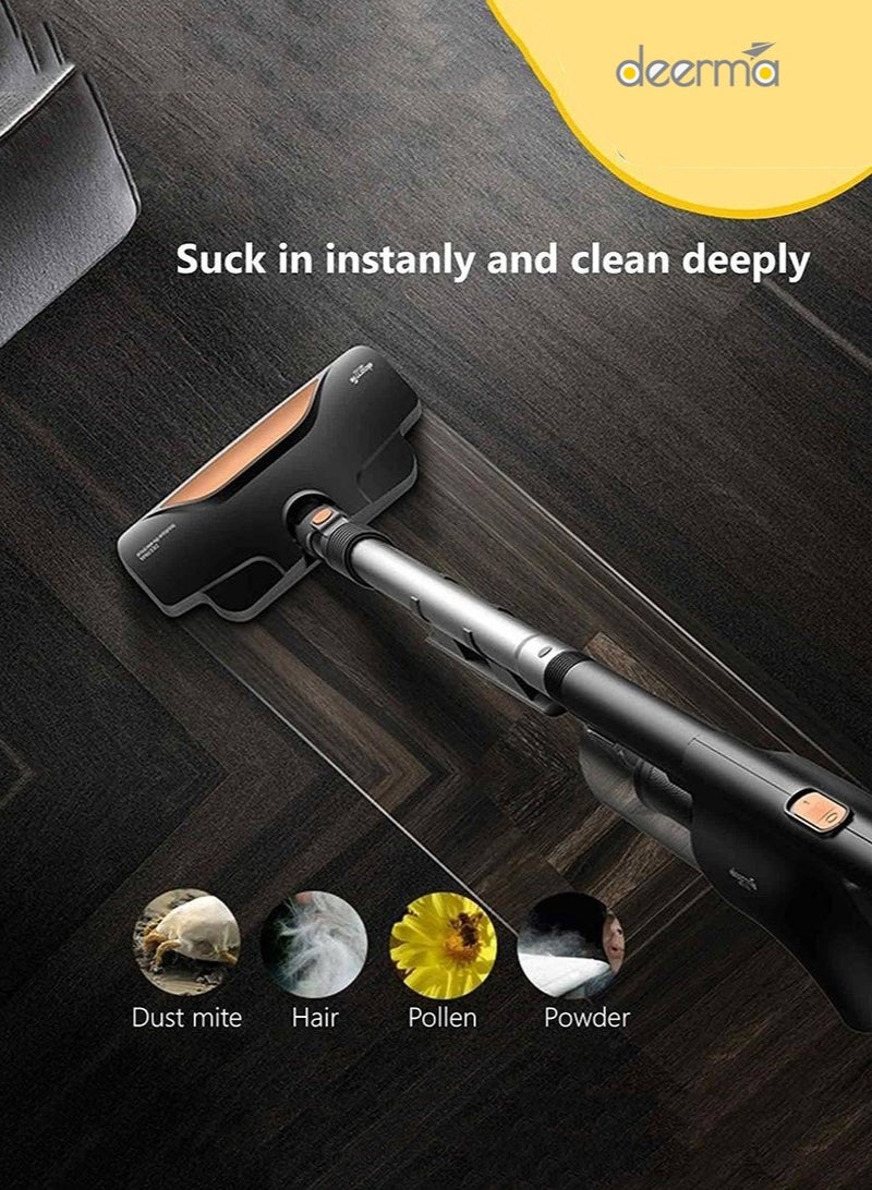 Deerma 2-In-1 Handheld Vacuum Cleaner Dust Bin 15kPa Suction Force Stainless Steel Filter 4 Layer HEPA Filtration Multifunctional Upright Vacuum Cleaner 0.8 L 600 W DX600 Black  - Image 5