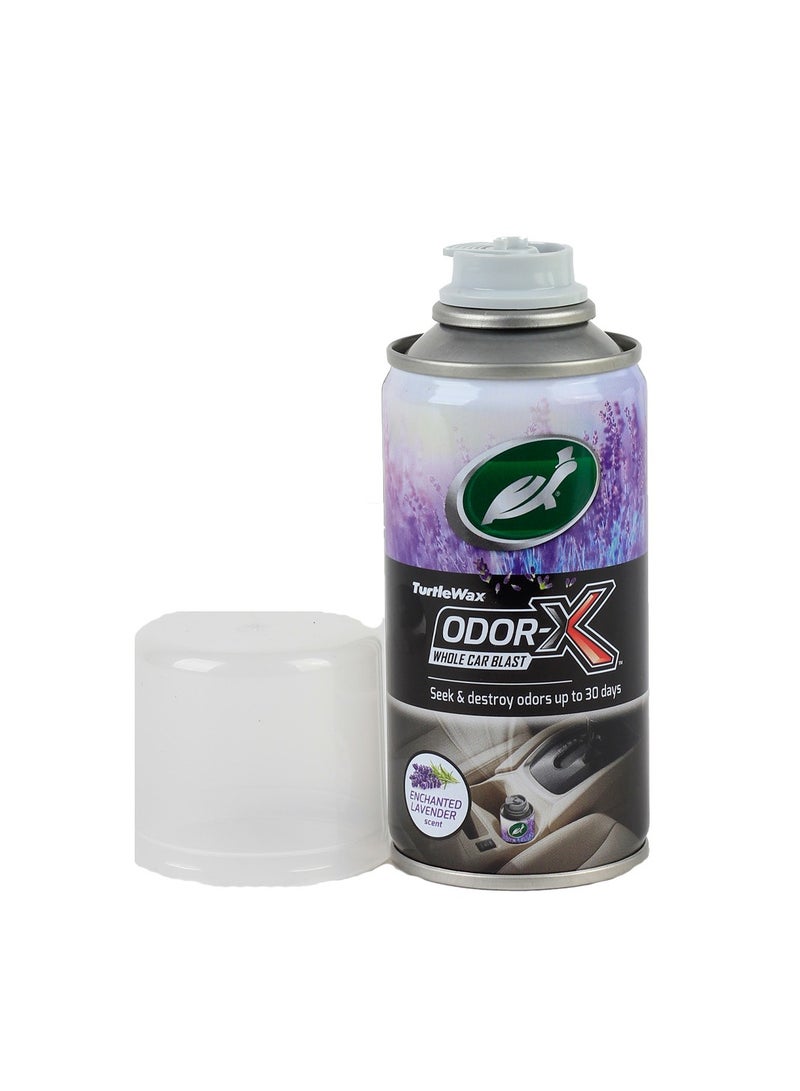 ترتل واكس أودور إكس انفجار كامل للسيارة مزيل روائح السيارة ابحث ودمّر الروائح حتى 30 يوم 100 مل برائحة اللافندر - Image 4