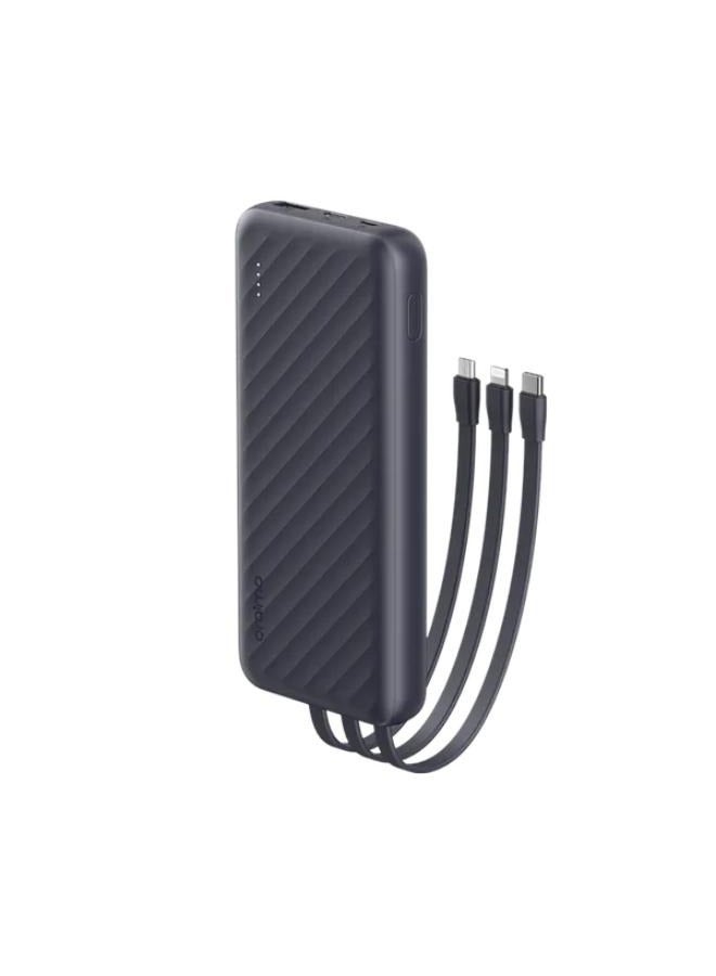 Oraimo 10000 mAh Oraimo OPB-P7101 Pro 10000mAh 22.5W Power Bank-Gray Grey  - Image 1