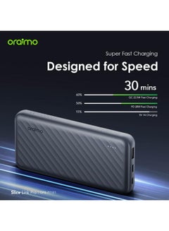 Oraimo 10000 mAh Oraimo OPB-P7101 Pro 10000mAh 22.5W Power Bank-Gray Grey  - Image 4
