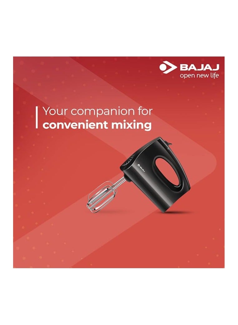 بجاج خلاط يدوي باجاج HM-01 250 واط | محرك DC قوي 250 واط | 3- التحكم في السرعة | خلاط يدوي بملحقات ومرفقات ستانلس ستيل | ضمان لمدة عامين | أسود - Image 5