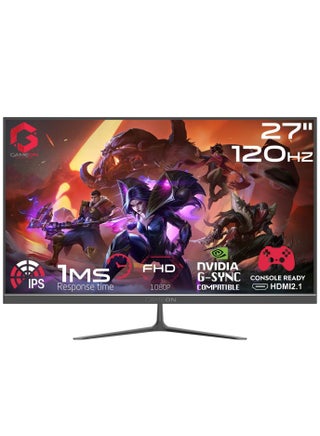 شاشة ألعاب 27 بوصة، شاشة كمبيوتر FHD 1080P 120 هرتز IPS 1 مللي ثانية، شاشة IPS عريضة، HDMI 2.1 سريع ومنفذ عرض VGA ومكبرات صوت مدمجة تدعم PS5 - pnsku/N70082549V/45/_/1717403508/c1e6a192-823b-4c7e-bf32-b793e77d6e4b