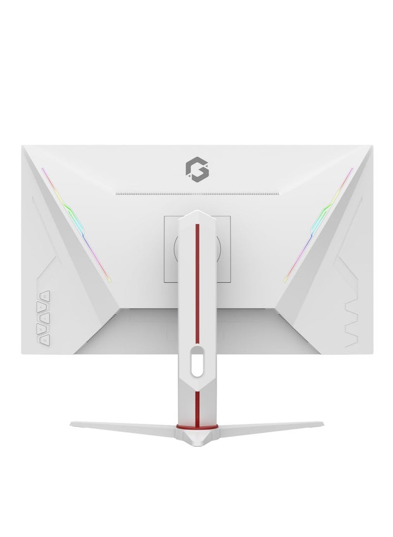 GameOn - Gaming Monitor GOA24FHD180IPS Artic Pro Series 24" Inch FHD, 180Hz, MPRT 0.5ms, Fast IPS HDMI Port Support Adaptive Sync Game Modes RGB Elements VESA PS5 White - Image 1