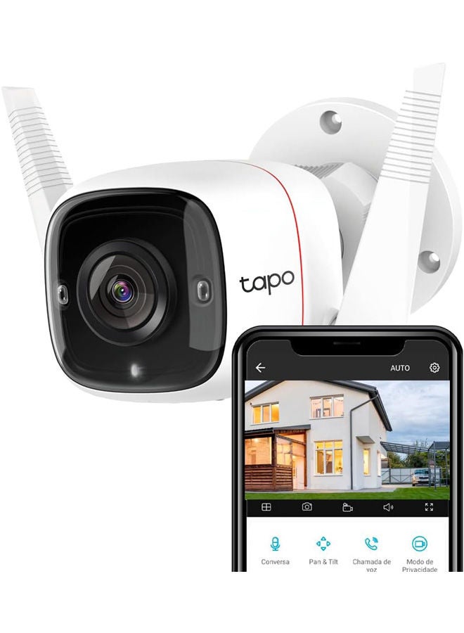 Tapo Outdoor Security Wi-Fi Smart Camera 2k QHD (C320WS) 