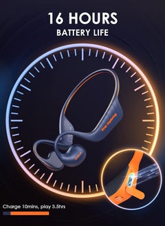 Oraimo OpenCirclet Open Ear Sport Headphones,2024 New Concept Healthy & Comfort Air Conduction Open Ear Wireless Bluetooth Earphones,Best for Running Cycling Climbing Blue  - Image 3