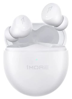 1MORE ES603 ComfoBuds Mini Hybrid True Wireless EarBuds, Multiple Noise Canceling Modes And 4 Tiny Mics For Cristal-Clear Call | Bluetooth 5.2 | QI Wireless Charging | 40dB ANC White  - Image 1