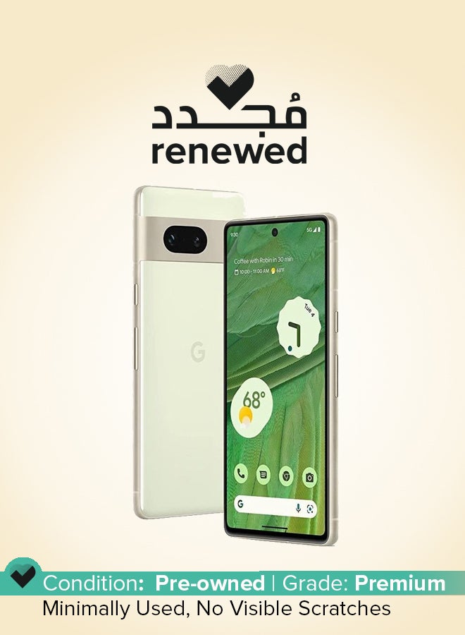 جوجل مجدد - بيكسل 7 ليمونغراس 8 جيجابايت رام 128 جيجابايت 5G - النسخة الدولية - Image 1