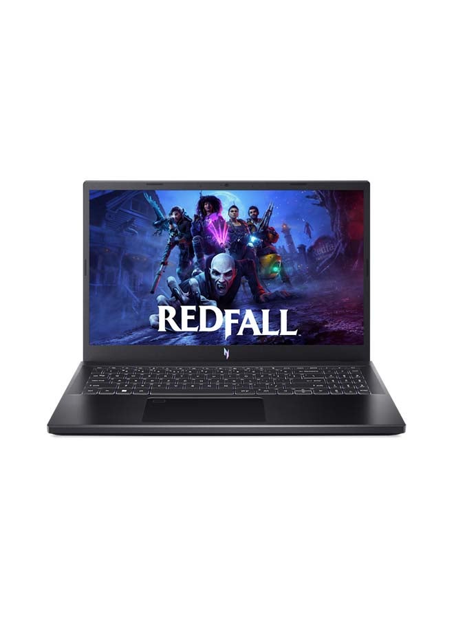 Acer - Nitro V ANV15 Gaming Laptop 15.6-Inch FHD IPS 144Hz, AMD Ryzen 7-7735HS Hexa Core Up to 4.75GHz/16GB RAM DDR5/512GB SSD/6GB Nvidia Geforce RTX 4060 Graphics/Windows 11 Home English/Arabic Obsidian Black - Image 1