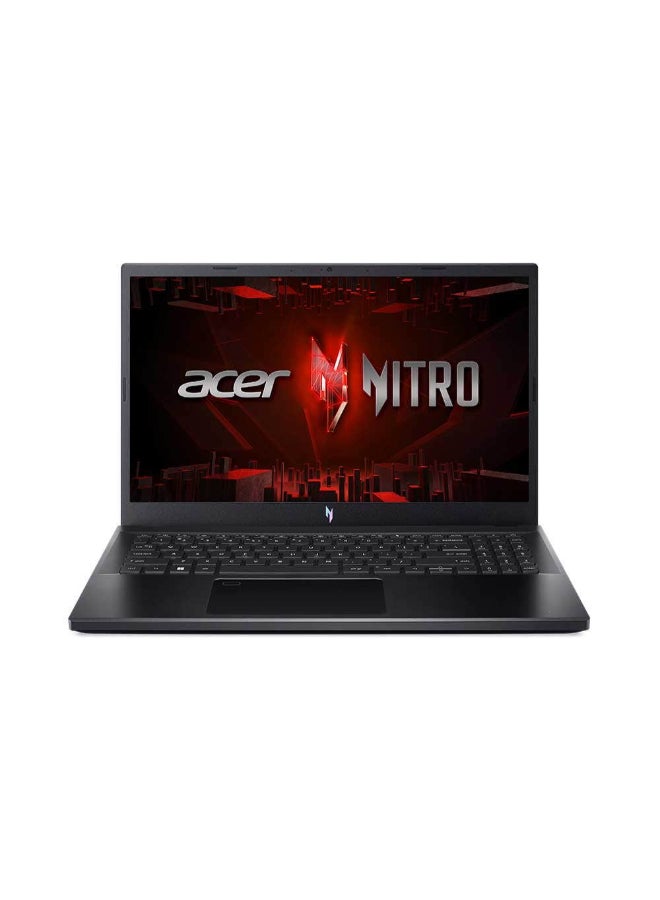 Acer - Nitro V ANV15 Gaming Laptop 15.6-Inch FHD IPS 144Hz, AMD Ryzen 7-7735HS Hexa Core Up to 4.75GHz/16GB RAM DDR5/512GB SSD/6GB Nvidia Geforce RTX 4060 Graphics/Windows 11 Home English/Arabic Obsidian Black - Image 1