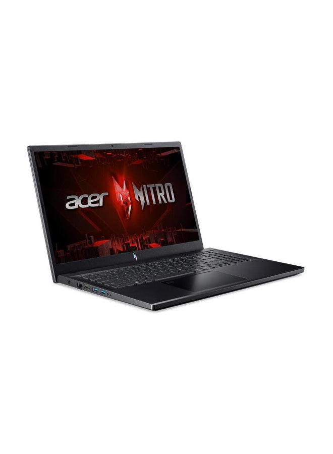 Acer - Nitro V ANV15 Gaming Laptop 15.6-Inch FHD IPS 144Hz, AMD Ryzen 7-7735HS Hexa Core Up to 4.75GHz/16GB RAM DDR5/512GB SSD/6GB Nvidia Geforce RTX 4060 Graphics/Windows 11 Home English/Arabic Obsidian Black - Image 1