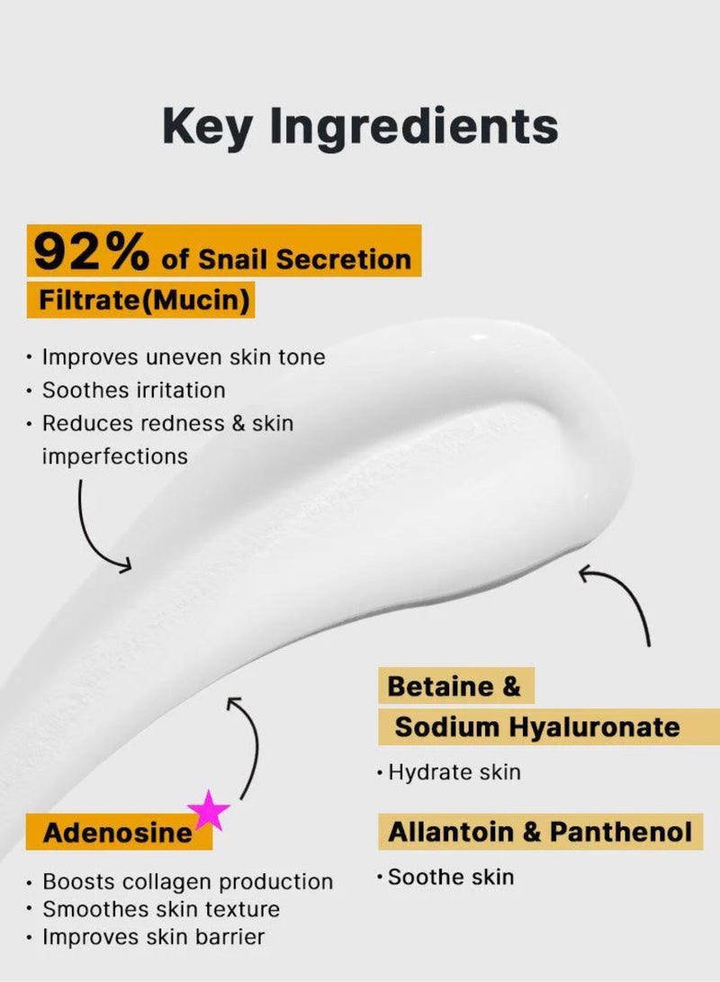 كريم العين المتطور Snail Peptide Duo ورقعة العين الهيدروجيلية ذات الوظيفة المزدوجة للعيون المشعة في أي عمر