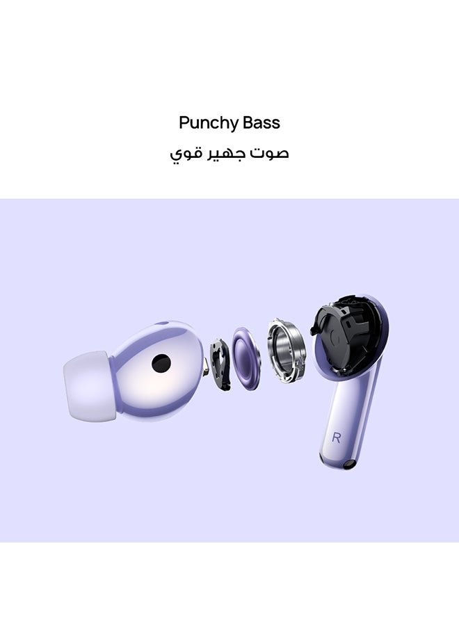 هواوي سماعات أذن FreeBuds 6i True اللاسلكية داخل الأذن، تقنية Dynamic ANC 3.0، صوت جهير قوي، شحن سريع، استماع أطول، مكالمات خالية من التشتيت، IP54، اتصال بجهاز مزدوج - Image 4