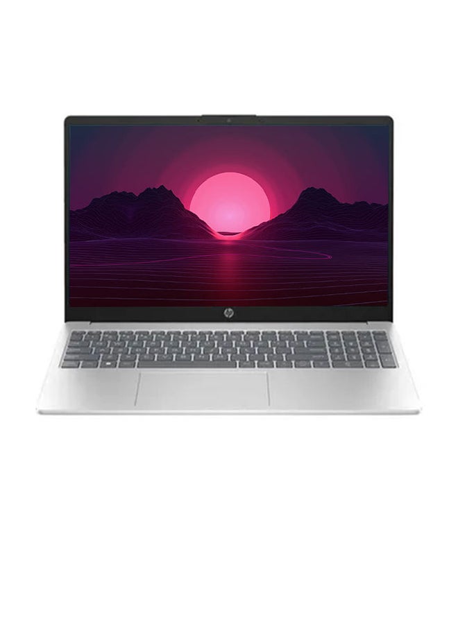 HP 15-fd0018nx Laptop With 15.6-inch Full HD (1920x1080) Display, Intel Core i7-1355U Processor/16GB RAM/512GB SSD/Windows 11/Intel Iris Xe Graphics/ English/Arabic Silver  - Image 1