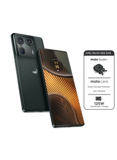Motorola Edge 50 Ultra 5G Dual SIM  Forest Grey 16GB+16GB RAM 1TB With Moto Buds+ 6 Month Screen Protection - Middle East Version  - Image 1