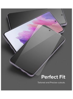 Ringke Tempered Glass Screen Protector Compatible With Samsung Galaxy S21 FE 5G Premium Glass Film 9H Hardness [2 Pack] Clear Clear  - Image 2