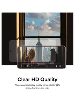 Ringke Tempered Glass Screen Protector Compatible With Samsung Galaxy S21 FE 5G Premium Glass Film 9H Hardness [2 Pack] Clear Clear  - Image 3