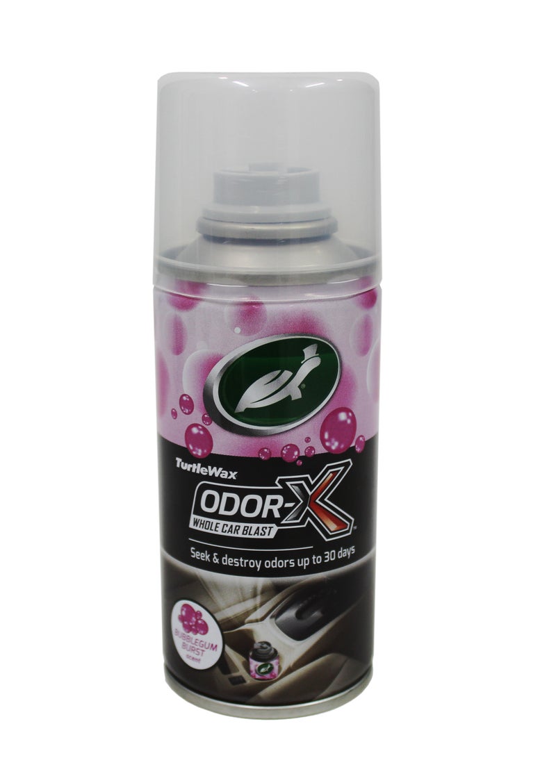 Turtle wax Odor-X Whole Car Blast Odor Eliminator BubbleGum Burst Scent  - Image 1