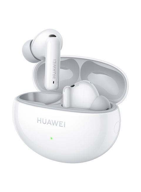 FreeBuds 6i True Wireless In-ear Earphones, Bluetooth Earbuds, Dynamic ANC 3.0, Punchy Bass, Fast Charging, Longer Listening, Distraction-Free Calling White