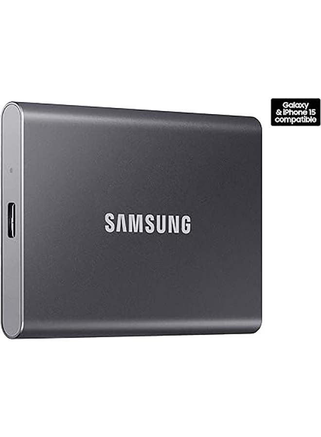 سامسونج MU-PC4T0T/WW Portable SSD T7 4TB USB 3.2 Gen.2 1050MB/s Read 1000MB/s Write External SSD Hard Drive for Mac, PC, Smartphone and Game Console, Grey 4 TB  - Image 2