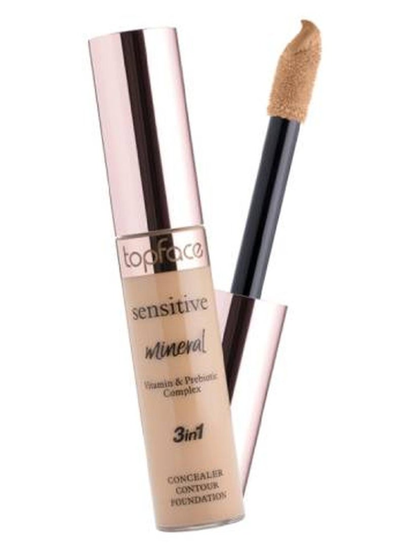 Sensitive Mineral 3-In-1 Foundation Concealer And Contour 006