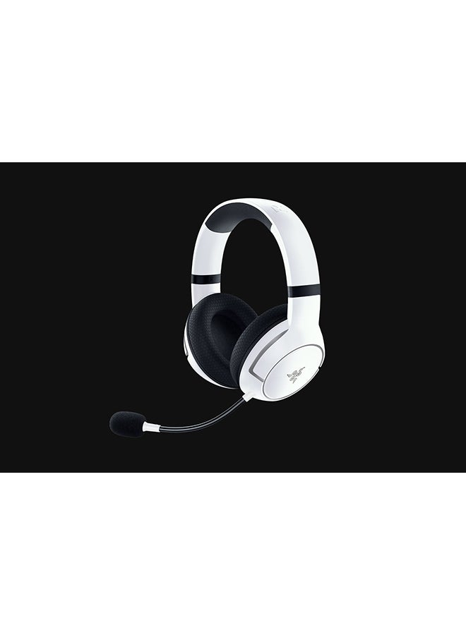RAZER Razer Kaira HyperSpeed - Wireless Multi-Platform Gaming Headset for Xbox (HyperSpeed Wireless, TriForce 50mm Drivers, HyperClear Cardioid Mic, FlowKnit Memory Foam Cushions) White  - Image 2