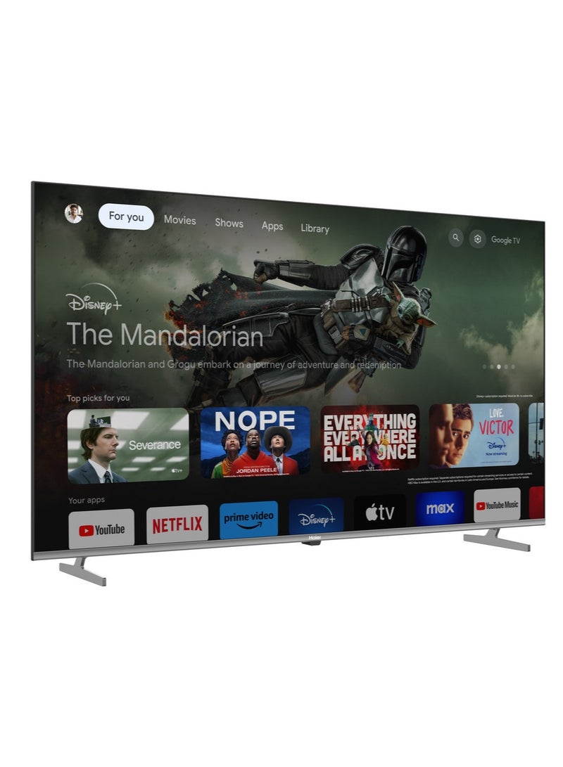 هاير تلفزيون هاير 50 بوصة 4K UHD الذكي QLED مع جهاز استقبال مدمج - H50S80EU  - Image 3