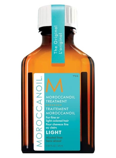 MOROCCANOIL Treatment Light Oil, 25ml – Lightweight Argan Oil Hair Serum for Fine or Light-Colored Hair Light