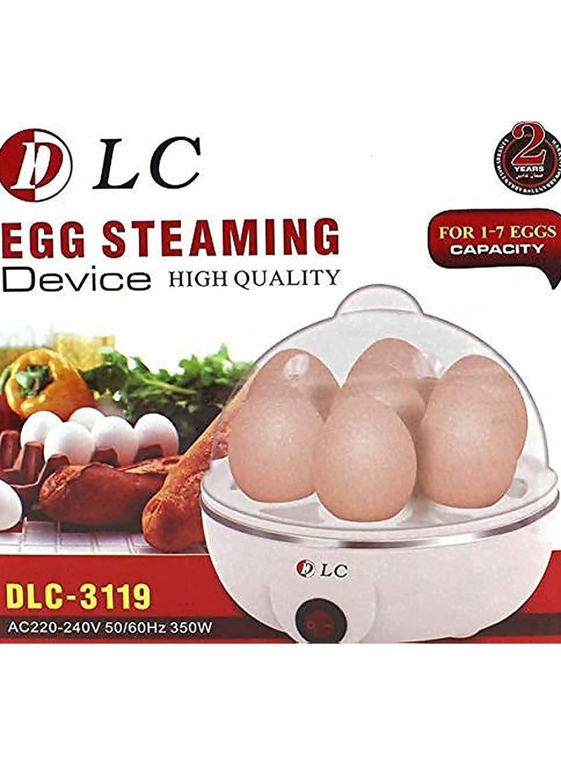 دي إل سي  Egg Boiler/Steamer For 7 Eggs 350 W DLC-3119 White - Image 2