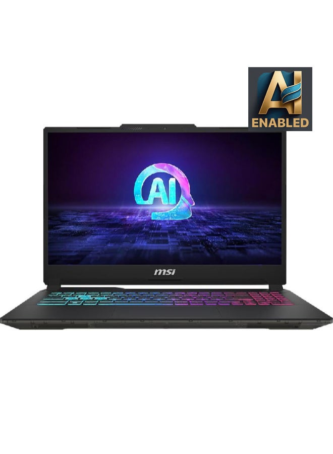 MSI Cyborg 15 A13V Gaming AI Laptop With 15.6-inch Full HD IPS 144Hz Display, Core i7-13620H Processor/16GB RAM/512GB SSD/Windows 11 Home/Nvidia GeForce RTX 4060 8GB/ English/Arabic Black  - Image 1