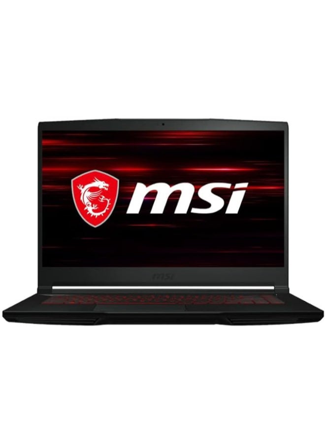 MSI - GF63 Thin Gaming Laptop With 15.6-inch Full HD IPS 144Hz, Core i7-12650H Processor/16GB RAM/512GB SSD/Windows 11 Home/GeForce RTX 3050 4GB English/Arabic Black - Image 1
