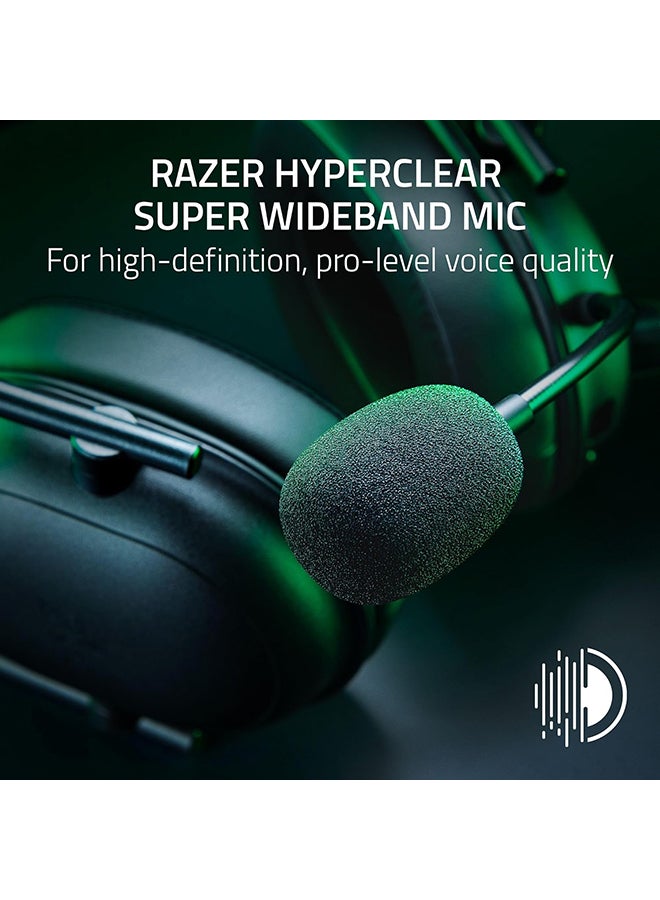 Razer Blackshark V2 Hyperspeed Wireless Gaming Headset:Lightweight -THX Spatial Audio- Bendable Mic-50Mm Drivers-2.4Ghz,Bluetooth Or Usb-70 Hr Battery W/USB Type C Charging-Black-Over Ear - Image 2