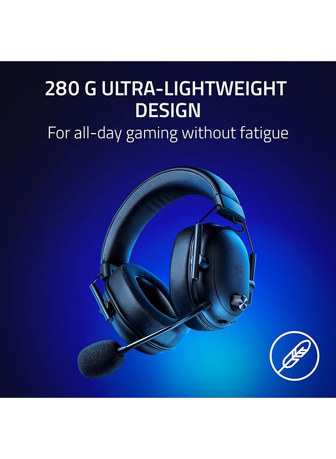 Razer Blackshark V2 Hyperspeed Wireless Gaming Headset:Lightweight -THX Spatial Audio- Bendable Mic-50Mm Drivers-2.4Ghz,Bluetooth Or Usb-70 Hr Battery W/USB Type C Charging-Black-Over Ear - Image 5