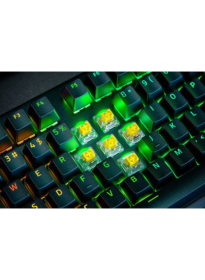RAZER BlackWidow V4 Pro (Yellow Switch) - US Layout | Mechanical Gaming Keyboard with Razer Chroma™ RGB [RZ03-04681800-R3M1]  - Image 5