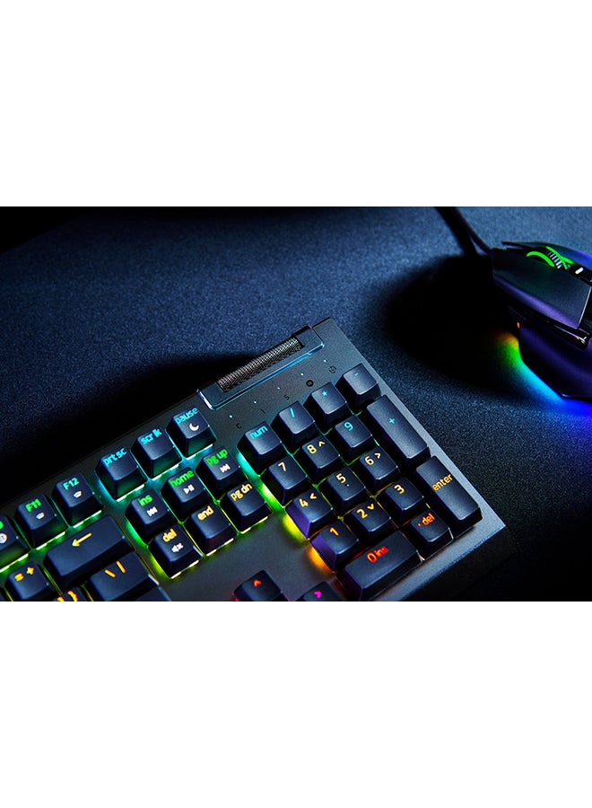 RAZER - Blackwidow V4 X(Green Swtch)Arabic | Mechanical Gaming Keyboard With Razer Chroma Rgb - Image 1