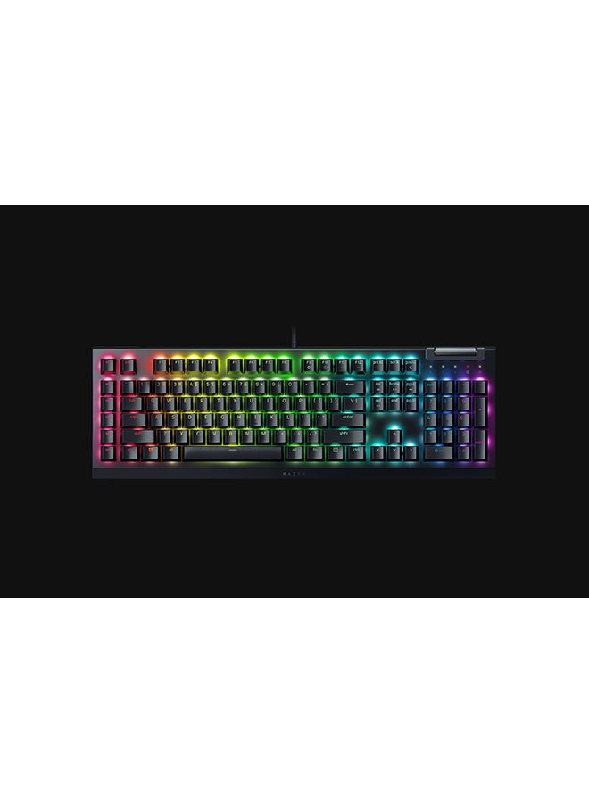 RAZER - Blackwidow V4 X(Green Swtch)Arabic | Mechanical Gaming Keyboard With Razer Chroma Rgb - Image 1