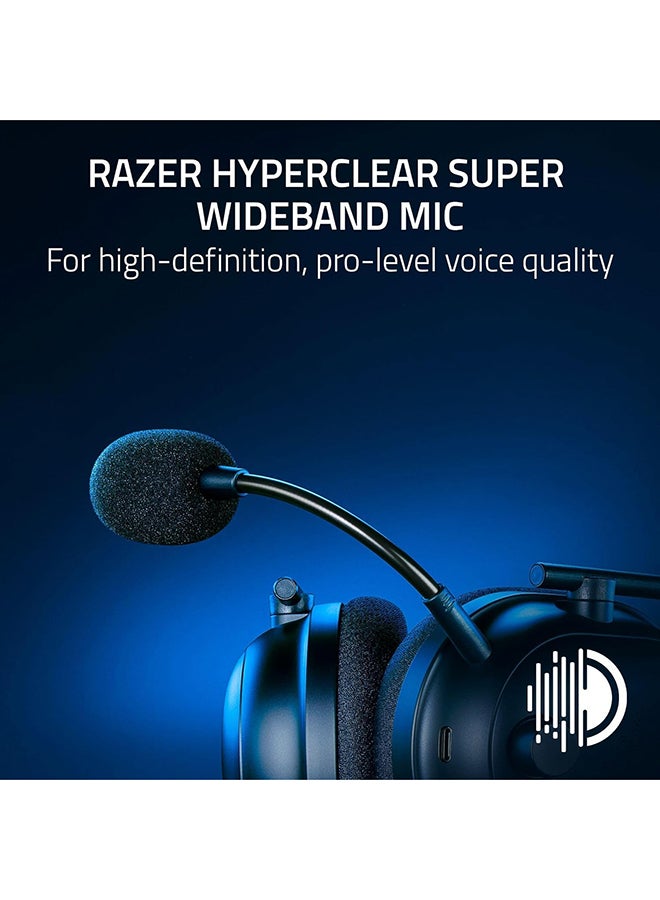 RAZER BlackShark V2 Pro Wireless PlayStation Licensed Gaming Headset: 50mm Drivers, Wideband Mic, Comfortable Noise Isolating Earcups, for PS5, Console, PC, Mac, Bluetooth, USB-C - Black - Image 2