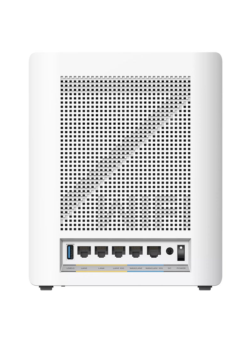 ASUS BE25000 Quad Band WiFi 7 (802.11be) Mesh Router, Coverage up to 8000 sq. ft., Dual 10G ports, Smart Home Master with multi-SSID for IoT,AiMesh White - Image 5