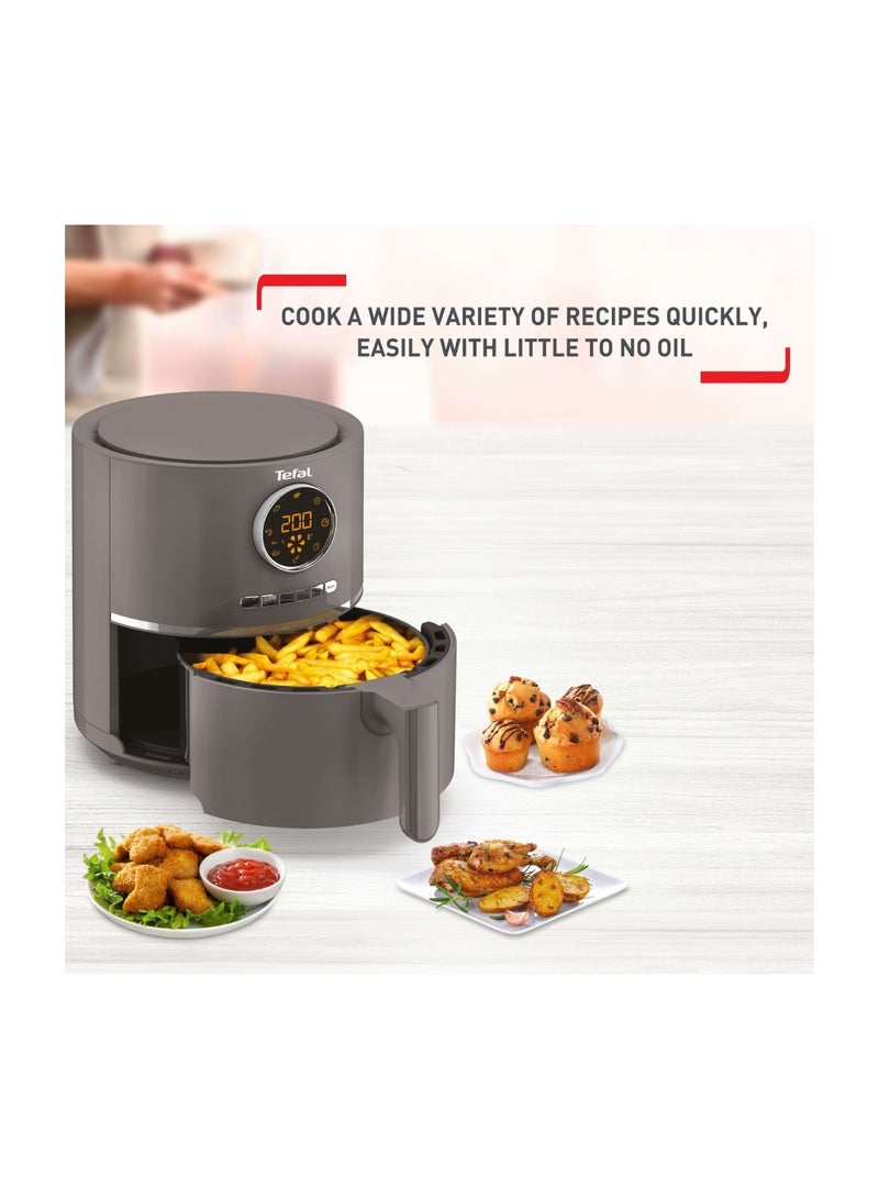 Tefal - Tefal Ultra Fry Digital Air Fryer, 4.2 Liters, 1600W, Grey - EY111BTR 4.2 L 1600 W EY111BTR grey - Image 1