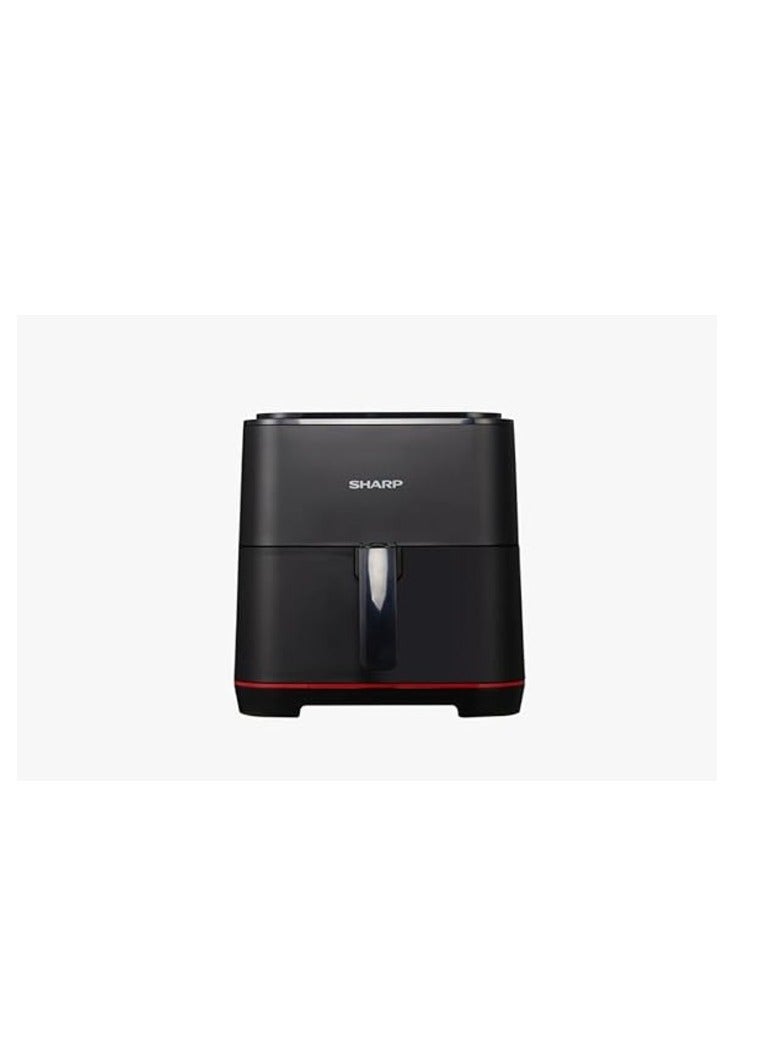 SHARP Sharp 5 Liters Air Fryer With 8 Cook Menus Color Black Model-KF-AF50RT 5 L 1450 W KF-AF50RT black  - Image 1