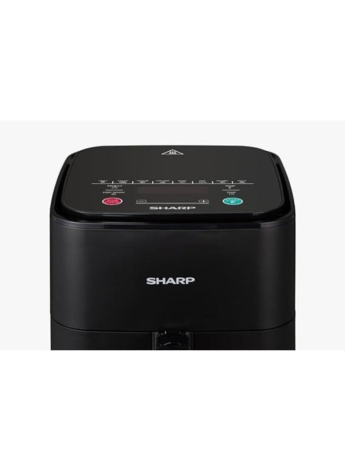 SHARP Sharp 5 Liters Air Fryer With 8 Cook Menus Color Black Model-KF-AF50RT 5 L 1450 W KF-AF50RT black  - Image 3