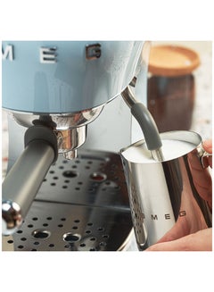 smeg 50s Style Espresso Coffee Machine 1.1 L 1450 W ECF02PBAU Pastel Blue  - Image 5