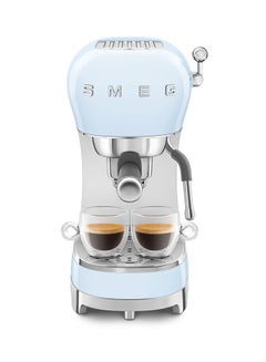 smeg 50s Style Espresso Coffee Machine 1.1 L 1450 W ECF02PBAU Pastel Blue  - Image 2