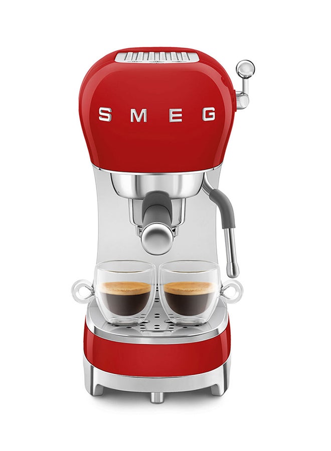smeg - 50s Style Espresso Coffee Machine 1.1 L 1450 W ECF02RDAU Red - Image 1